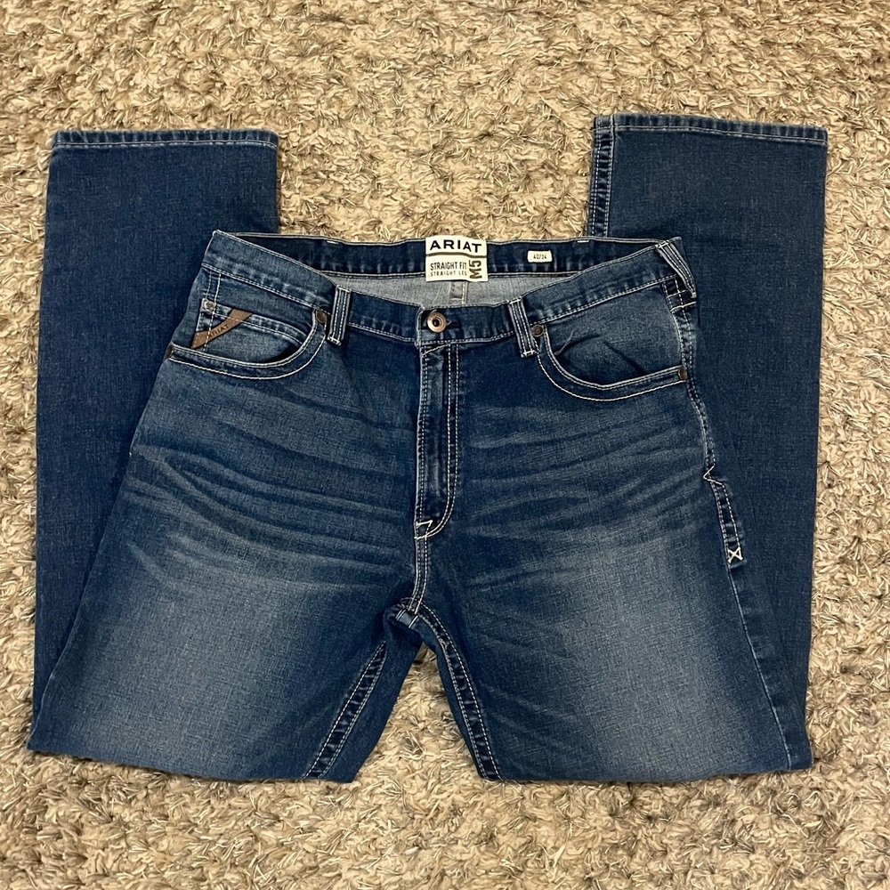Ariat Men's Straight Fit, Straight Leg Jeans 40/34